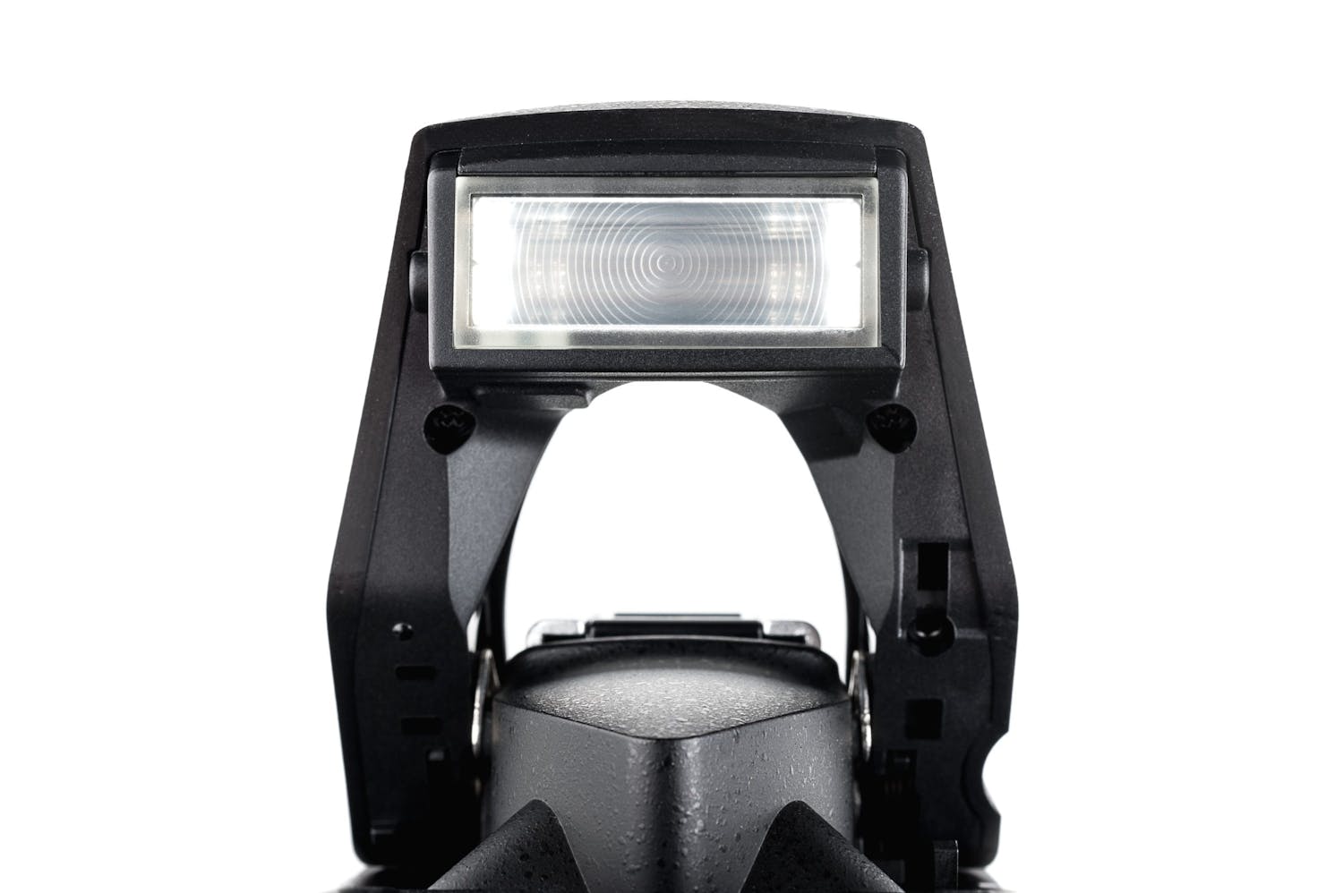 Innebygd blits på hvit bakgrunn